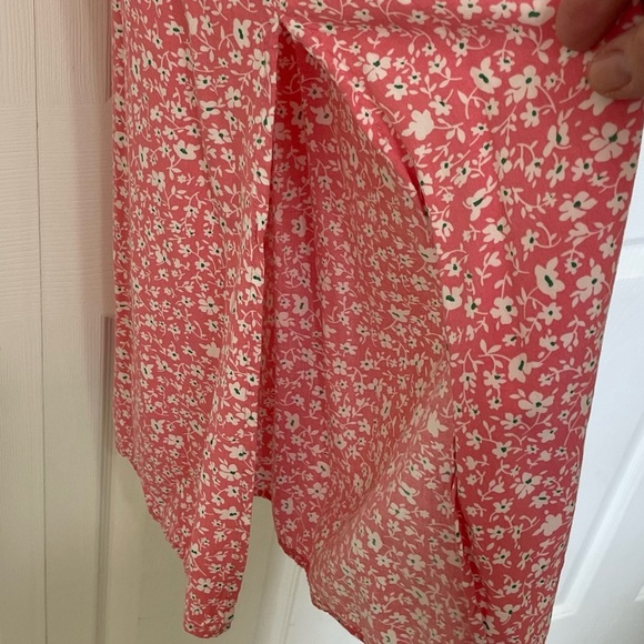 SHEIN Women’s Size XL Dress in pink white and green floral fabric - Picture 6 of 12